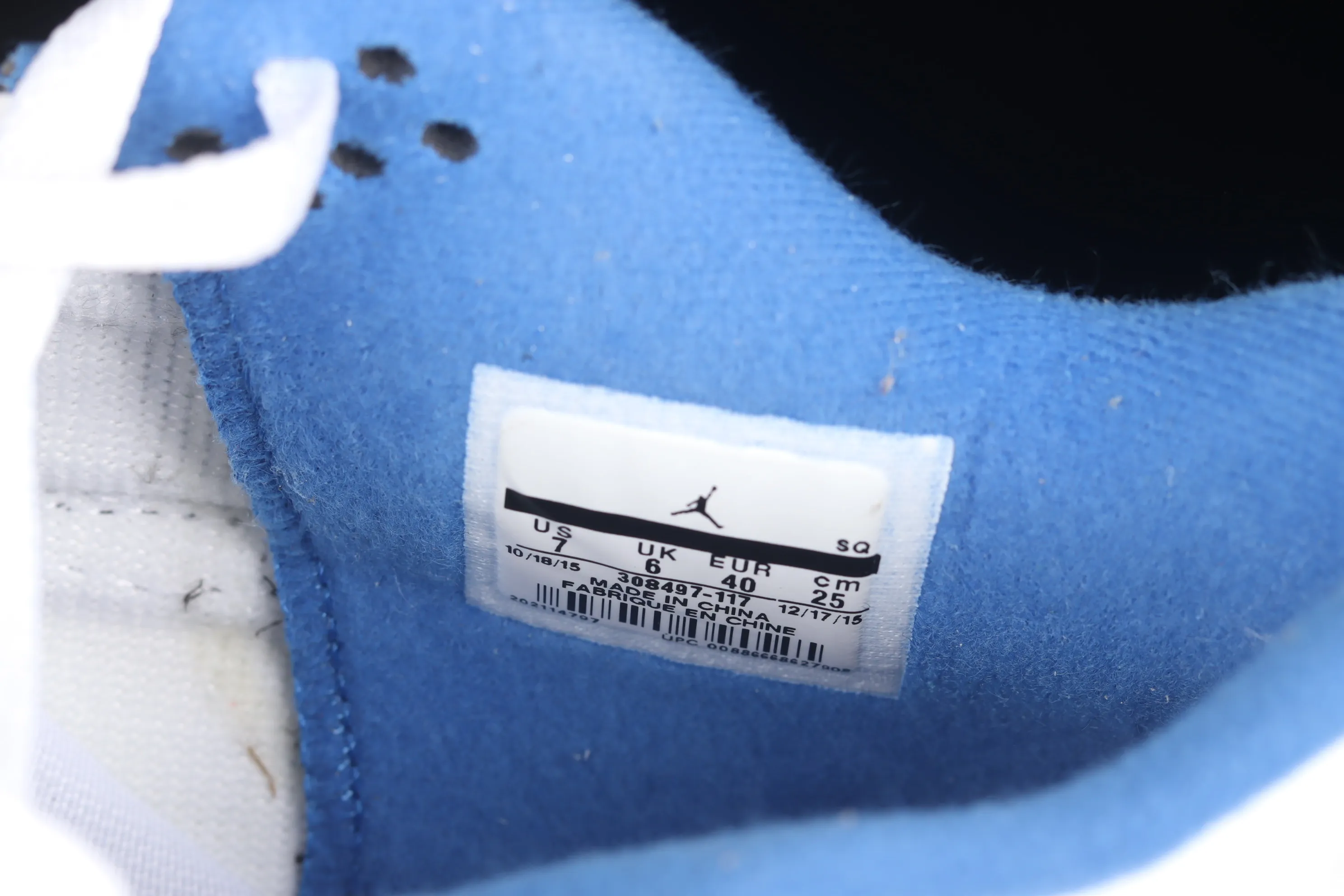 All categories Air Jordan Jordan series basketball shoes Air Jordan 4 pure original version Air Jordan 4 Retro AJ4 Joe 4 white and blue 308497-117